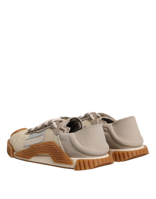 Dolce & Gabbana Multicolor Lace Up Low Top NS1 Sneakers Shoes
