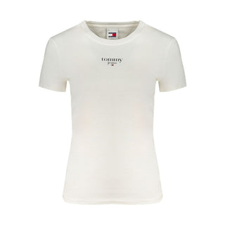 Tommy Hilfiger White Cotton Tops & T-Shirt