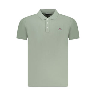 Norway 1963 Green Cotton Men Polo Shirt