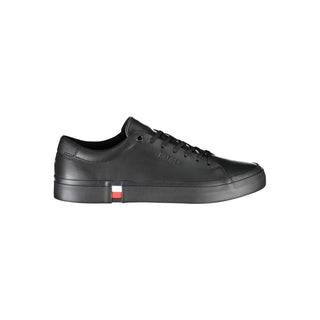 Tommy Hilfiger Black Polyester Sneaker