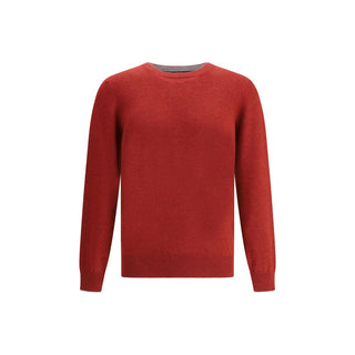 Brunello Cucinelli Red Cashmere Cashmere Sweater