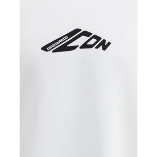 Dsquared² White Cotton Sweatshirt