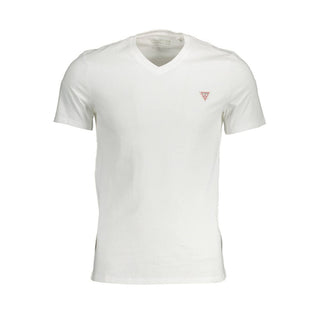 Guess Jeans White Cotton T-Shirt