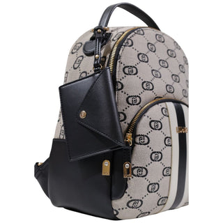 Liu Jo Black Polyester Backpack