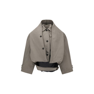 Balenciaga Reverse hooded Trench Coat