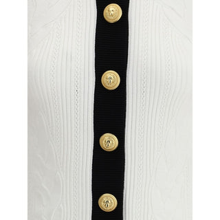 Balmain Contrast trim Cardigan