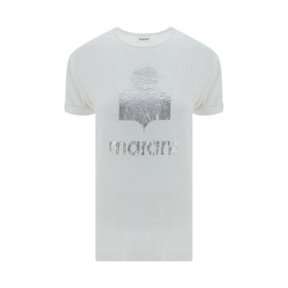 Marant Etoile White Linen T-Shirt