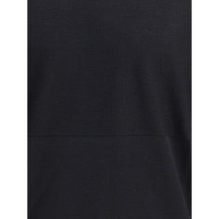 Jil Sander Black Fleece Wool Sweatshirt