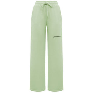 Hinnominate Green Cotton Women Palazzo Pants