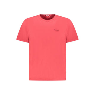 Pepe Jeans Red Cotton T-Shirt