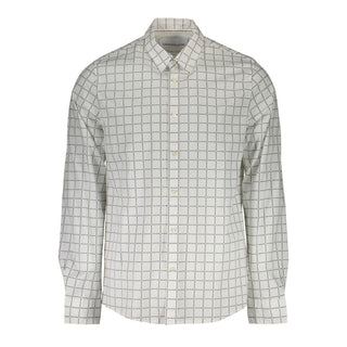 Calvin Klein Bianco Cotton Mens Shirt