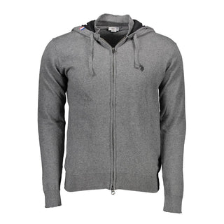 U.S. POLO ASSN. Grigio Cotton Mens Cardigan