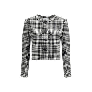 Self-Portrait Check Blazer
