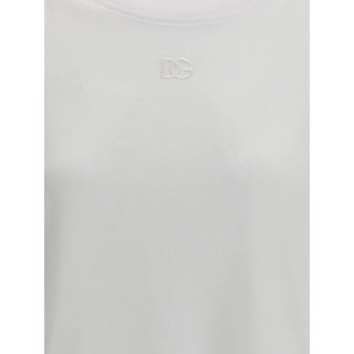 Dolce & Gabbana White Cotton T-Shirt
