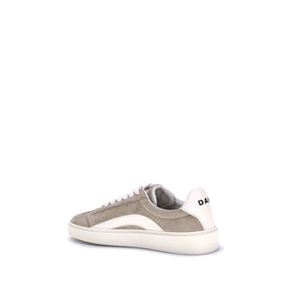 Dsquared² Beige Calf Leather Bos Taurus Low Top Sneakers
