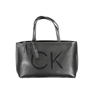 Calvin Klein Black Polyethylene Handbag