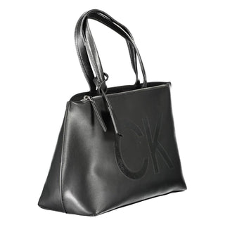 Calvin Klein Black Polyethylene Handbag