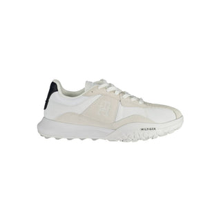 Tommy Hilfiger White Polyester Men Sneaker