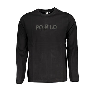 U.S. Grand Polo Black Cotton T-Shirt