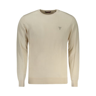 Guess Jeans Beige Viscose Sweater