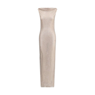 Self-Portrait Rhinestone maxi Dress