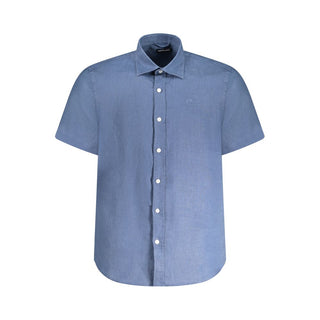 North Sails Blu Linen Men's Shirt