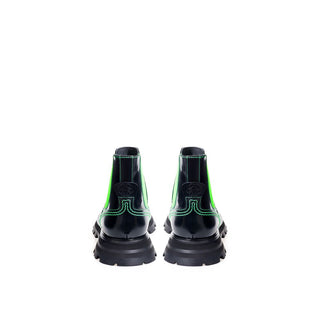 Alexander McQueen Multicolor Leather Chelsea Boots