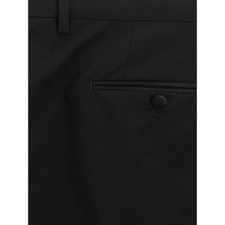 Dolce & Gabbana Black Wool Pant