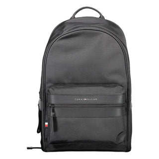 Tommy Hilfiger Black Polyester Backpack