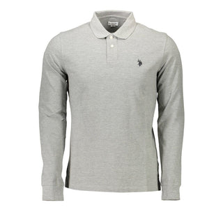 U.S. POLO ASSN. Gray Cotton Polo Shirt