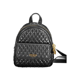 Guess Jeans Black Polyethylene Backpack
