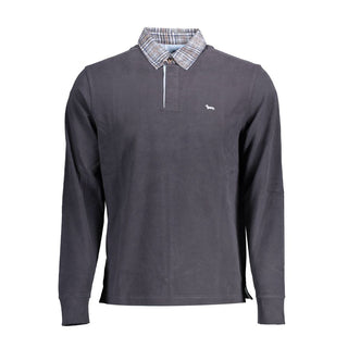 Harmont & Blaine Blue Cotton Polo Shirt