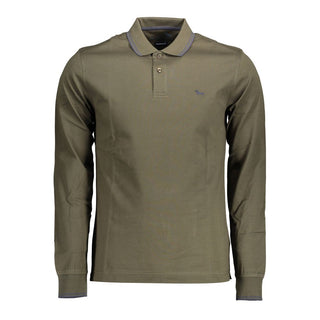 Harmont & Blaine Green Cotton Polo Shirt