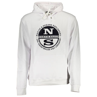 North Sails White Cotton Sweatshirt