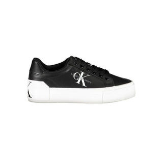 Calvin Klein Black Polyester Sneaker