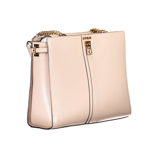Guess Jeans Pink Polyethylene Handbag