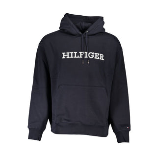 Tommy Hilfiger Blue Cotton Sweatshirt