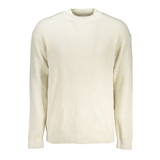 Calvin Klein White Cotton Sweater