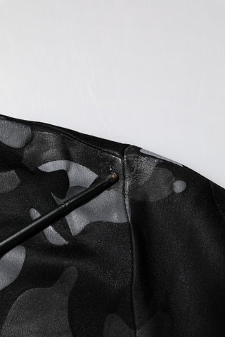 Dolce & Gabbana Black Camouflage Pullover Sweatshirt Sweater