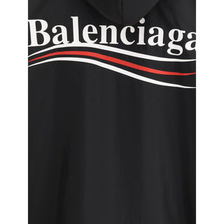 Balenciaga Black Polyester Shell Jacket
