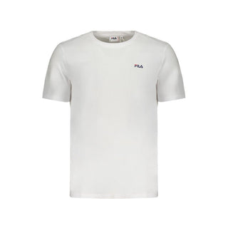 Fila White Cotton T-Shirt