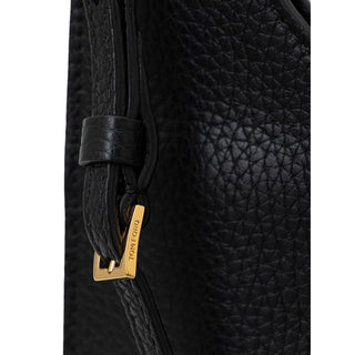 Tom Ford Black Leather Shoulder Bag