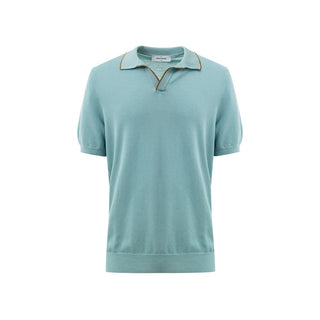 Gran Sasso Green Cotton Polo Shirt