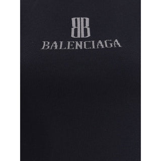 Balenciaga Black Viscose Top