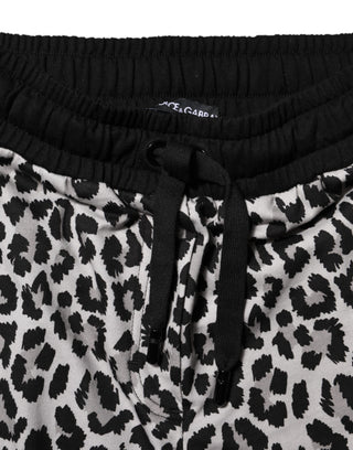 Dolce & Gabbana Multicolor Leopard #DGMillennials Jogger Pants