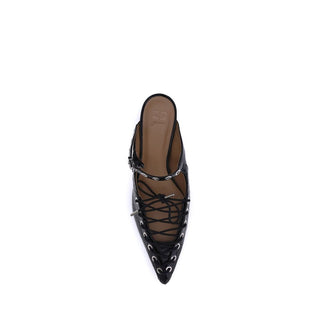Ganni Oleatex laced Mules