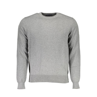 North Sails Grigio Cotton Men Sweater