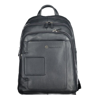 Piquadro Blue Leather Backpack
