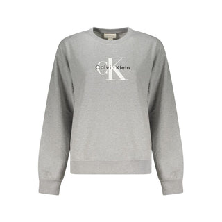 Calvin Klein Gray Cotton Women Sweater
