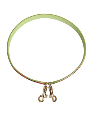 Dolce & Gabbana Red Exotic Leather Handbag Accessory Shoulder Strap